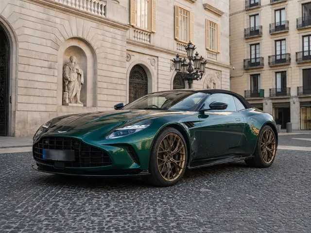 Aston Martin Vantage V8 Spider 2026 — Florence Luxury Car Rental, Firenze