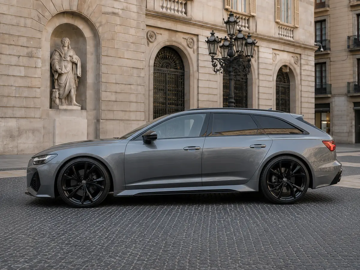 Audi RS6 2022, esterno — Florence Luxury Car Rental, Firenze. Audi RS6 a Firenze Il noleggio di un'Audi RS6 a Firenze mette a disposizione una vettura…