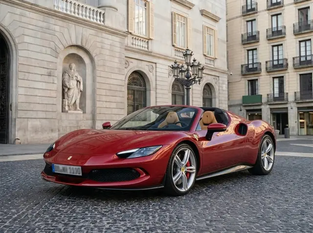 Ferrari 296 GTS Spider 2025 — Florence Luxury Car Rental, Firenze