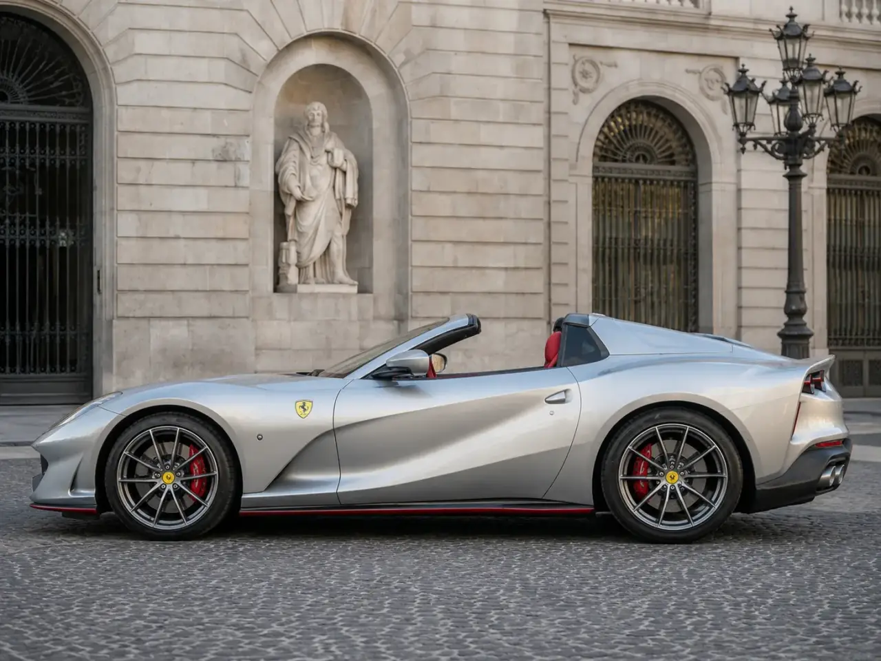 Ferrari 812 GTS 2024, tableau de bord — Florence Luxury Car Rental, Florence. Ferrari 812 GTS à Florence La Ferrari 812 GTS 2024 fait partie des modèles sport…