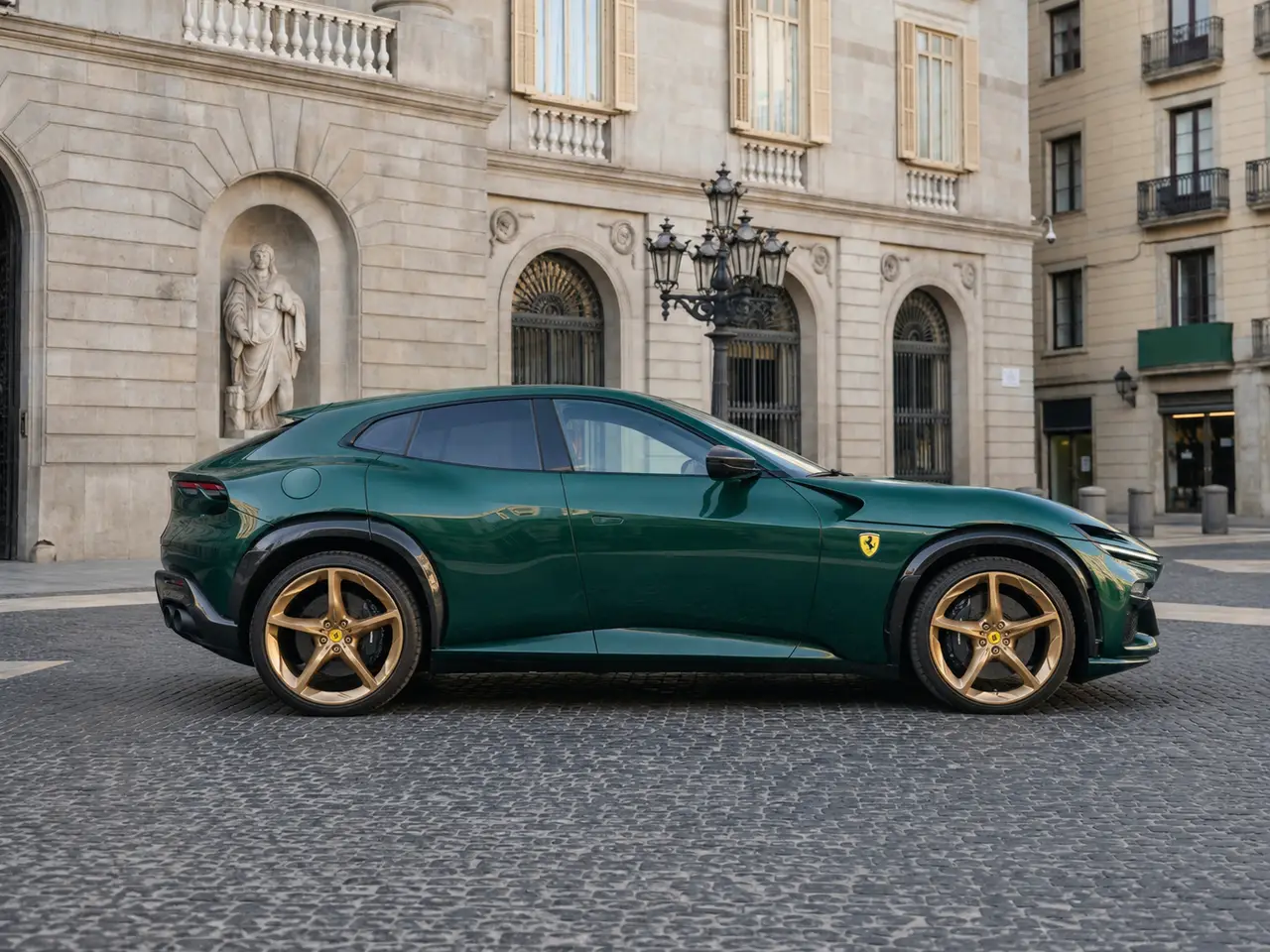 Ferrari Purosangue Atelier 2025, esterno — Florence Luxury Car Rental, Firenze. Ferrari Purosangue Atelier a Firenze Il noleggio della Ferrari Purosangue Atelier a…