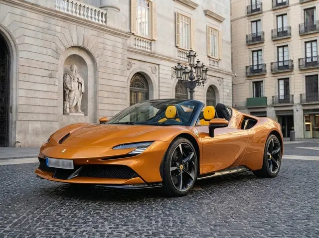 Ferrari SF90 Spider Tailor Made 2025 — Florence Luxury Car Rental, Firenze