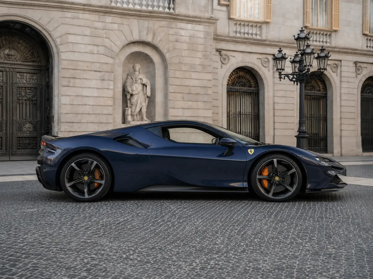 Ferrari SF90 Stradale 2025, vue avant — Florence Luxury Car Rental, Florence. Ferrari SF90 Stradale à Florence La location d'une Ferrari SF90 Stradale à Florence…