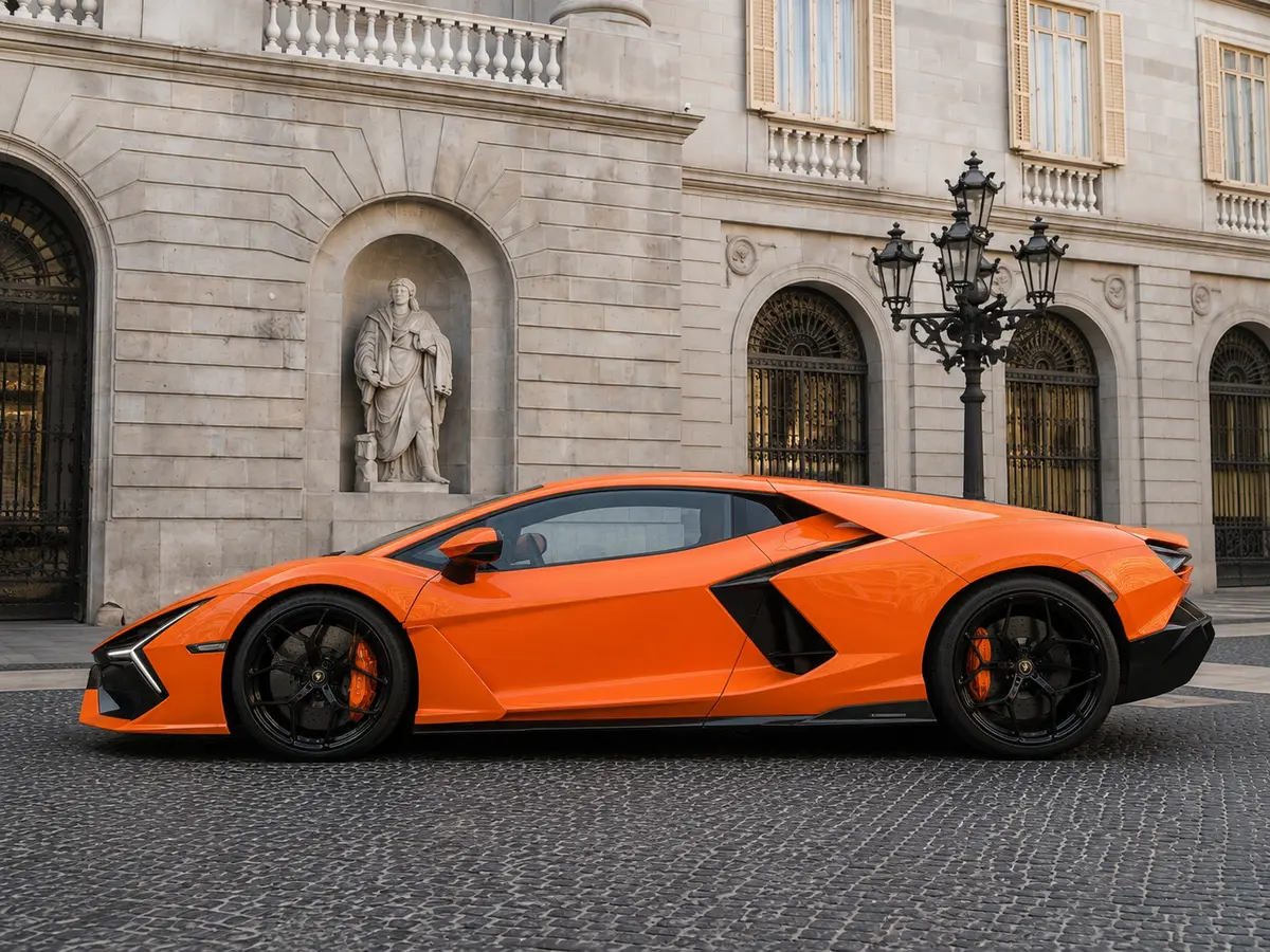 Lamborghini Revuelto 2026, exterior — Florence Luxury Car Rental, Florence. Lamborghini Revuelto in Florence A Lamborghini Revuelto rental in Florence provides a…
