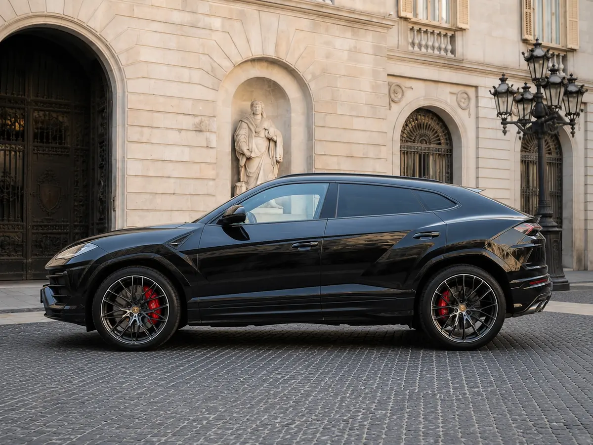 Lamborghini Urus S 2023, esterno — Florence Luxury Car Rental, Firenze. Lamborghini Urus S a Firenze Il noleggio di una Lamborghini Urus S a Firenze mette a…