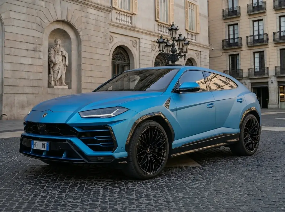 Lamborghini Urus SE 2025, esterno — Florence Luxury Car Rental, Firenze. Lamborghini Urus SE a Firenze Il Lamborghini Urus SE 2025 è disponibile per il noleggio a…