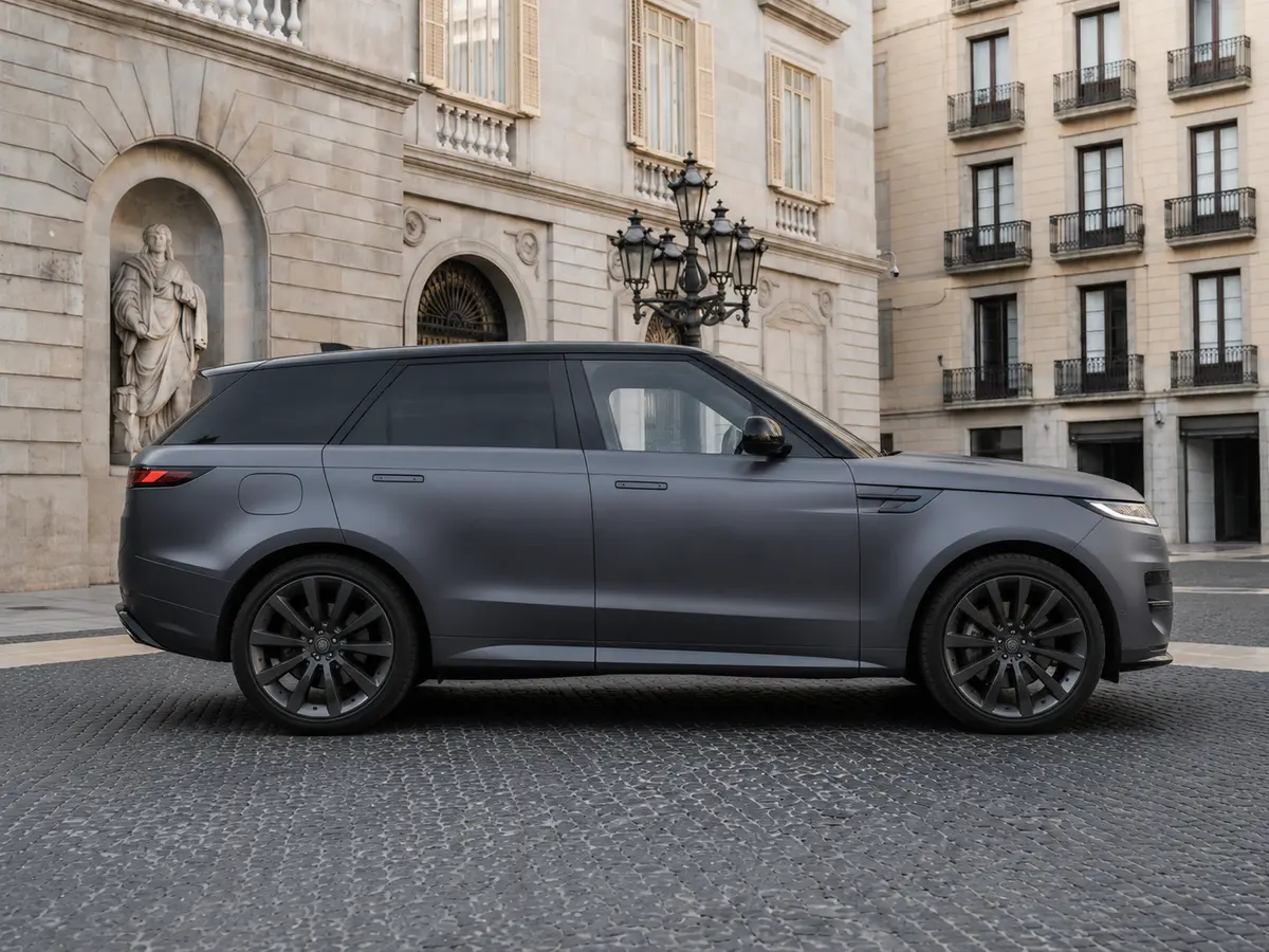 Land Rover Range Rover Sport Dynamic SE 2025, vue avant — Florence Luxury Car Rental, Florence. Land Rover Range Rover Sport Dynamic SE à Florence La location d'un Land Rover Range…