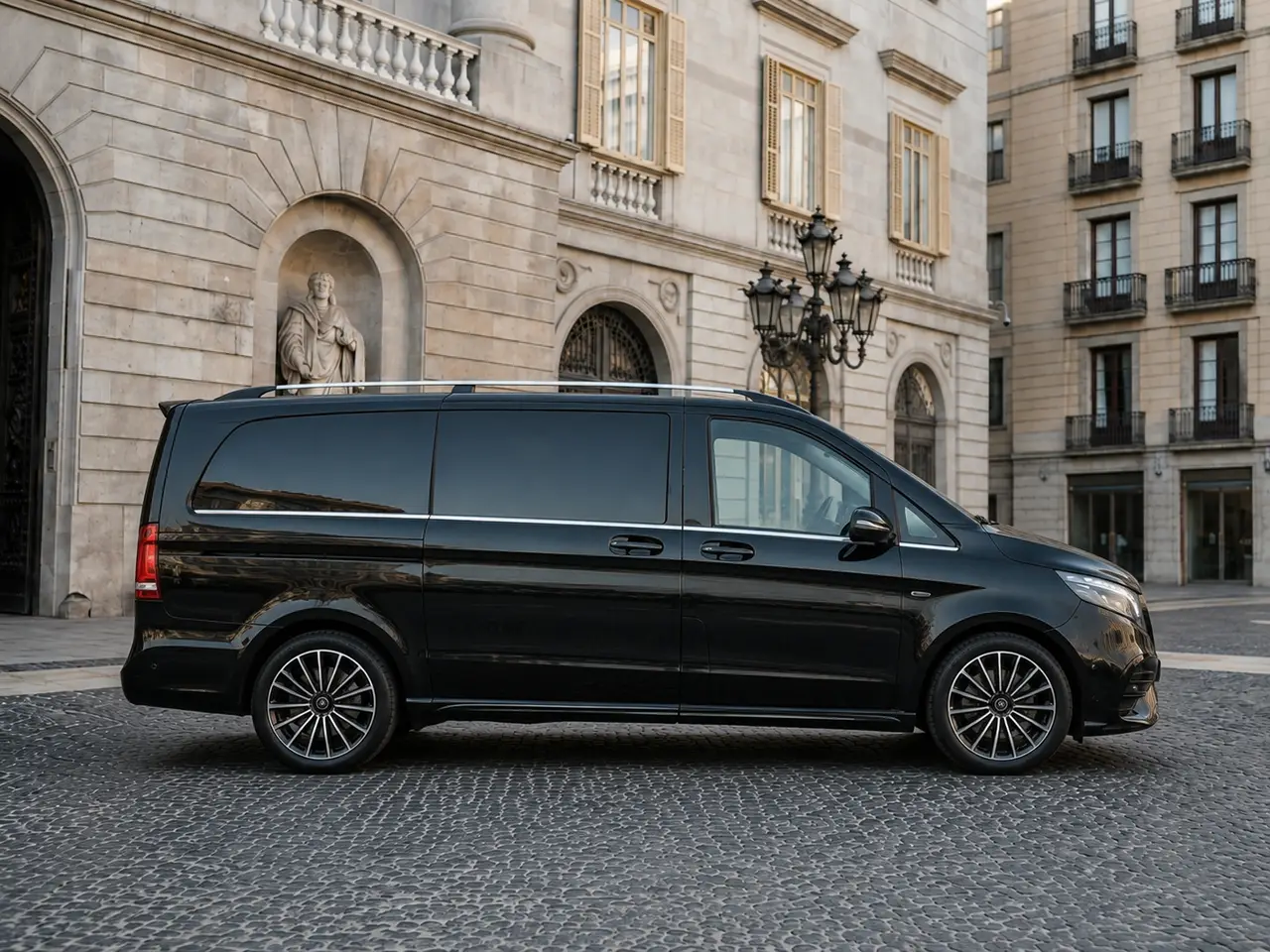 Mercedes Benz V300 4x4 XL VIP (Captain, 7 seat) 2025, vista frontal — Florence Luxury Car Rental, Florencia. Mercedes Benz V300 4x4 XL VIP (Captain, 7 seat) en Florencia El alquiler del Mercedes…