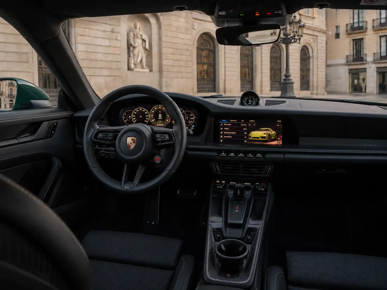Porsche 911 GT3 2026, interni — Florence Luxury Car Rental, Firenze. Porsche 911 GT3 a Firenze Il noleggio di una Porsche 911 GT3 a Firenze mette a…