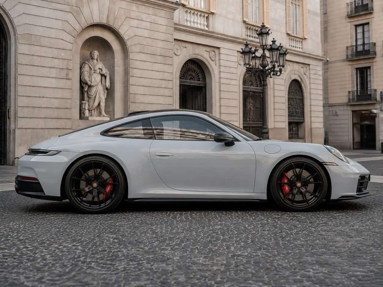 Porsche Carrera Spyder 992,2 GTS 2025, vista frontale — Florence Luxury Car Rental, Firenze. Porsche Carrera Spyder 992,2 GTS a Firenze Il noleggio della Porsche Carrera Spyder 992,2…