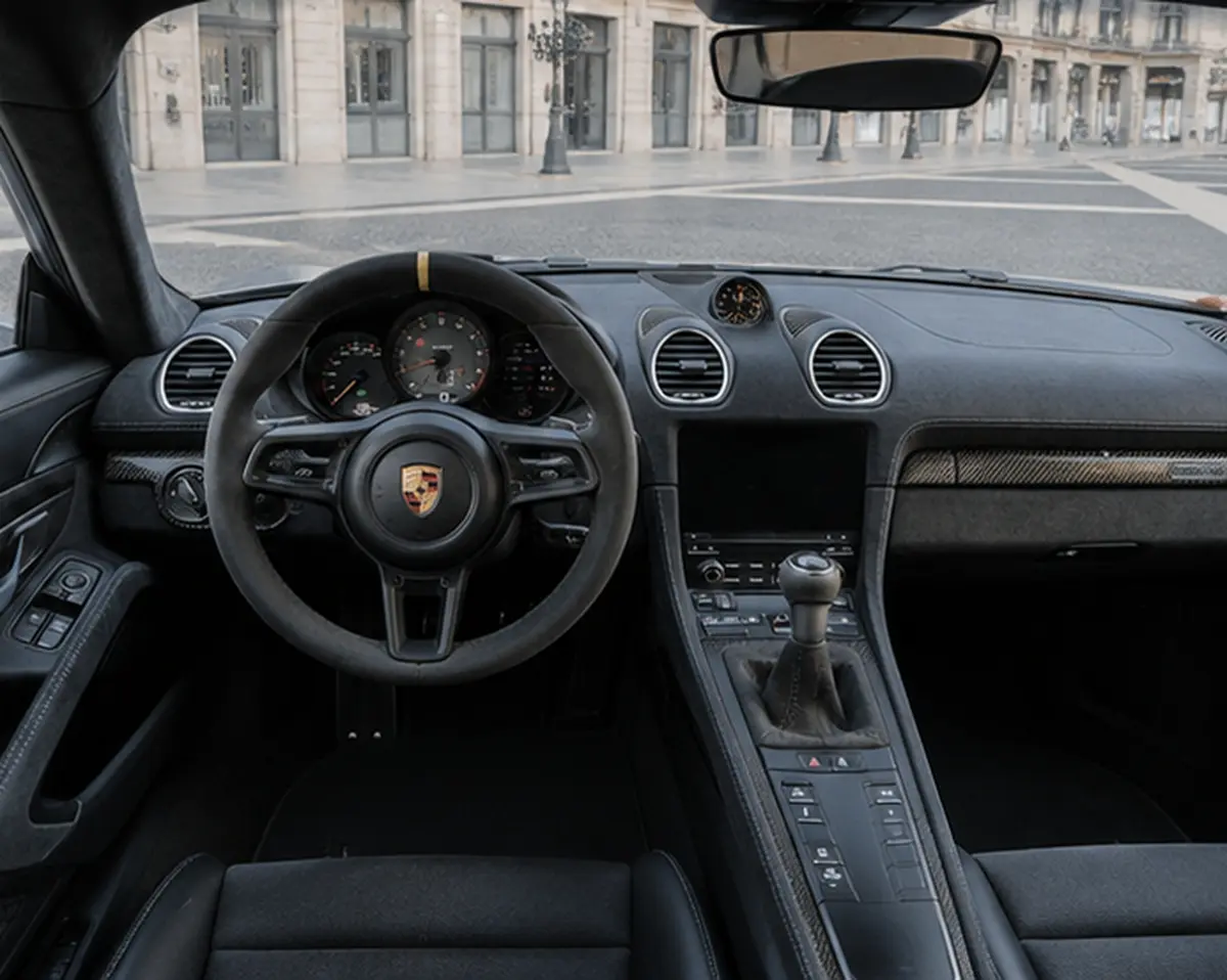 Porsche GT4 RS 2024, intérieur — Florence Luxury Car Rental, Florence. Porsche GT4 RS à Florence La location d'une Porsche GT4 RS à Florence donne accès à un…