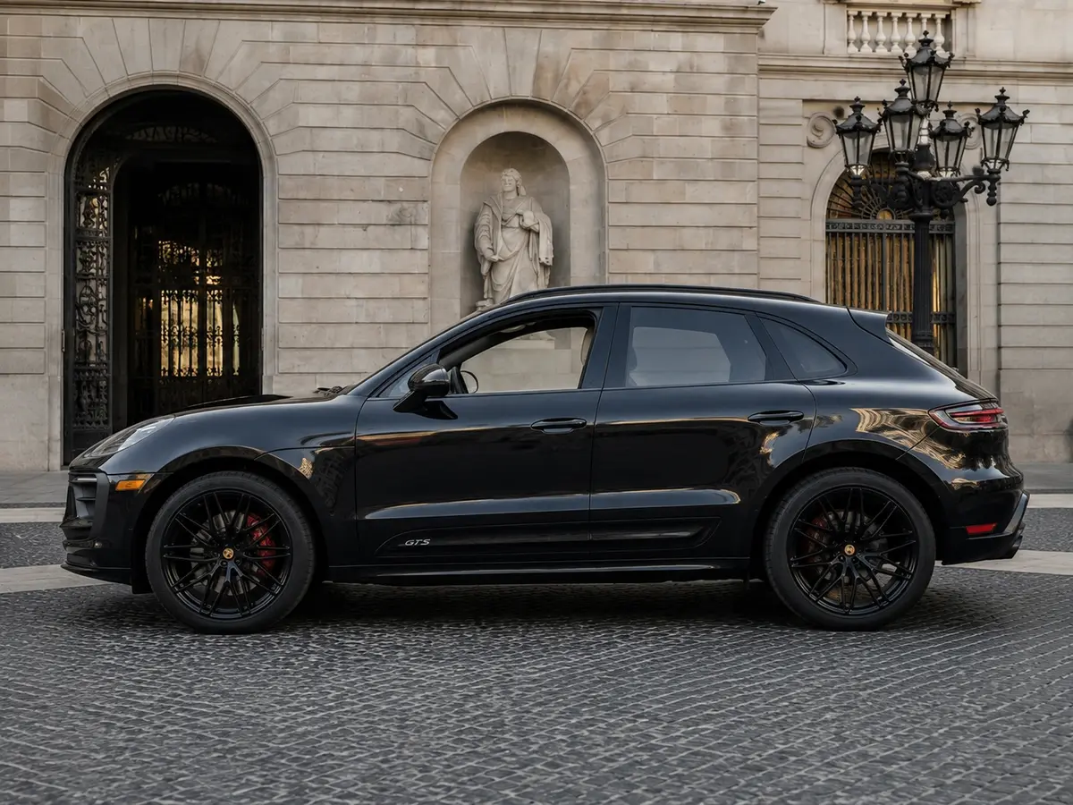 Porsche Macan GTS 2024, esterno — Florence Luxury Car Rental, Firenze. Porsche Macan GTS a Firenze Il noleggio di una Porsche Macan GTS a Firenze mette a…