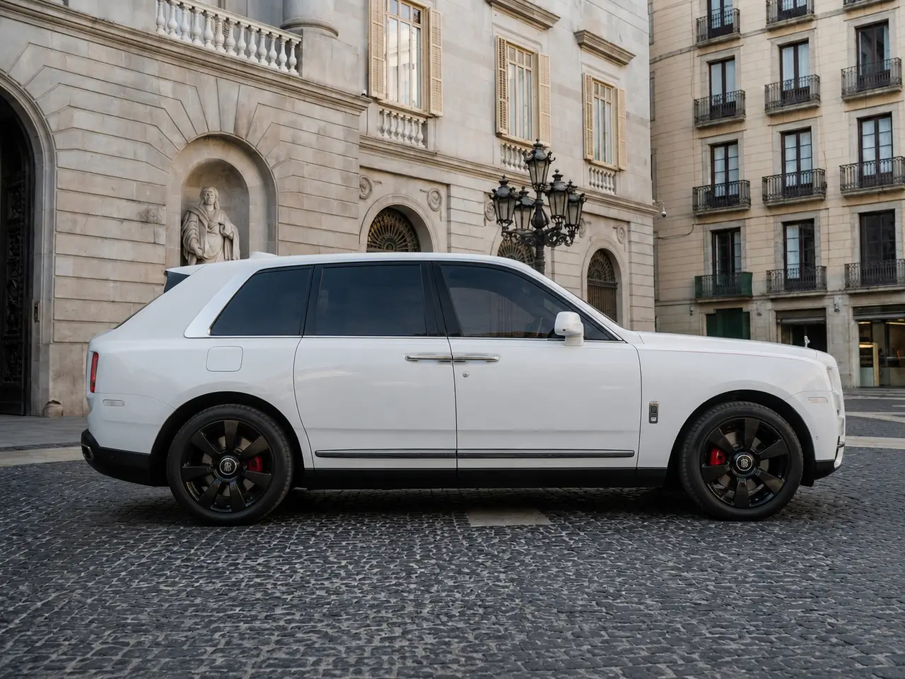 Rolls-Royce Cullinan 2022, vista frontale — Florence Luxury Car Rental, Firenze. Rolls-Royce Cullinan a Firenze Il noleggio della Rolls-Royce Cullinan a Firenze mette a…