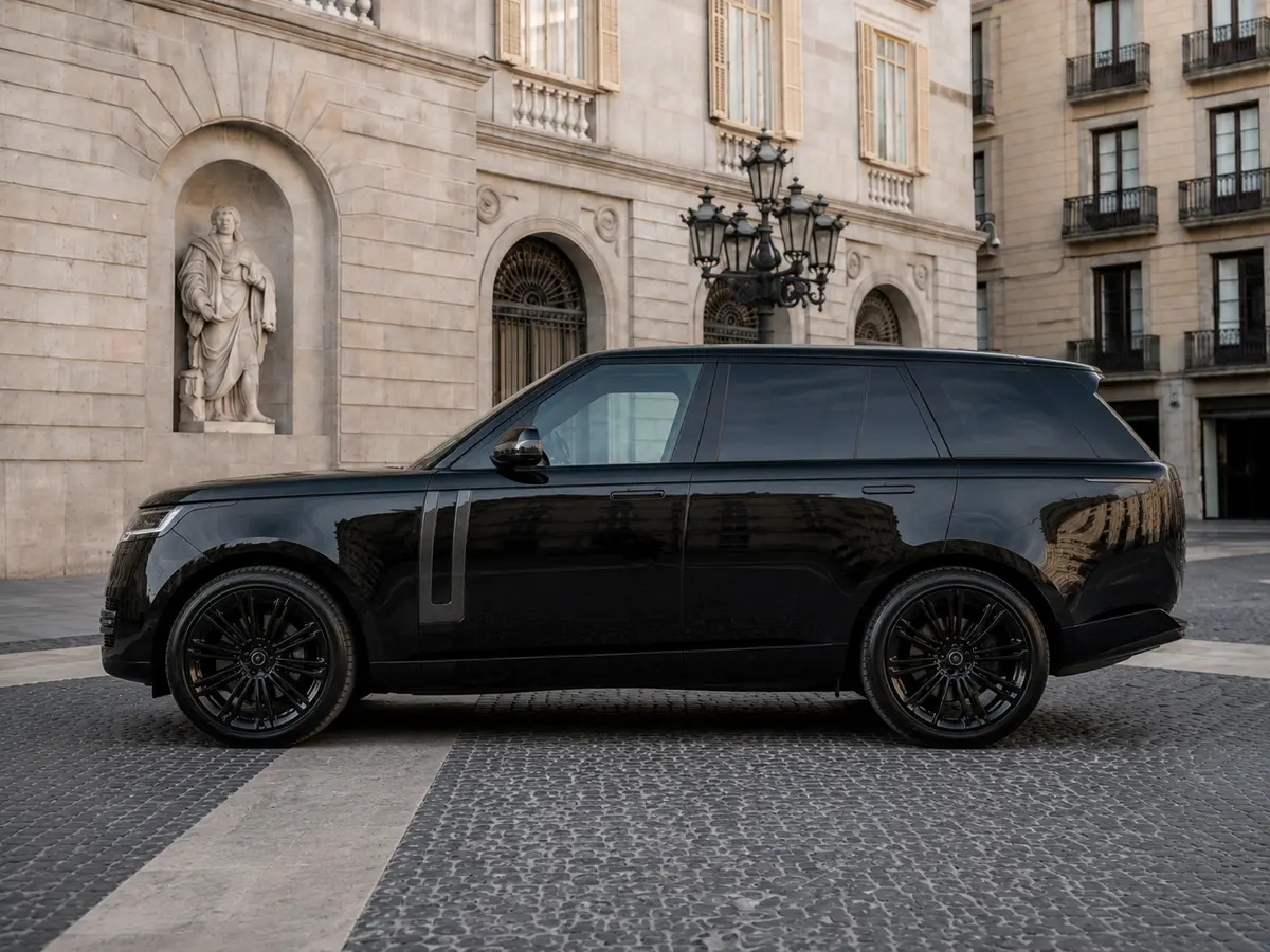 Rover Range Rover Autobiography D350 7s 2025, esterno — Florence Luxury Car Rental, Firenze. Rover Range Rover Autobiography D350 7s a Firenze Il noleggio di una Rover Range Rover…