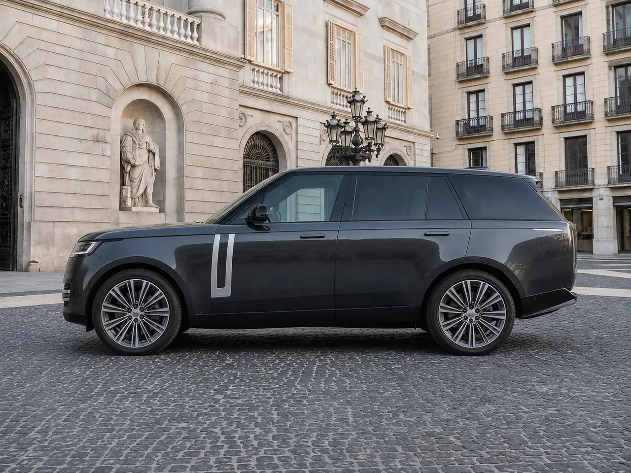 Rover Range Rover Autobiography P530 2026, esterno — Florence Luxury Car Rental, Firenze. Rover Range Rover Autobiography P530 a Firenze Il noleggio della Rover Range Rover…