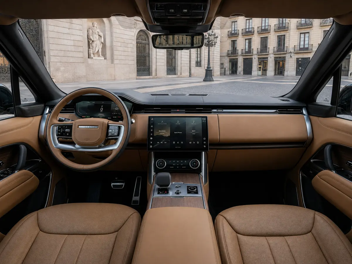 Rover Range Rover Autobiography P530 2026, interni — Florence Luxury Car Rental, Firenze. Rover Range Rover Autobiography P530 a Firenze Il noleggio della Rover Range Rover…
