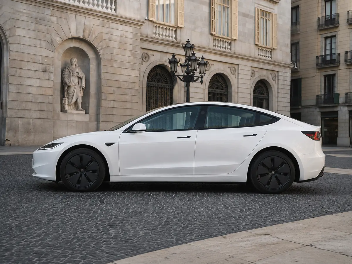 Tesla Model 3 Performance 2026, exterior — Florence Luxury Car Rental, Florence. Tesla Model 3 Performance in Florence A Tesla Model 3 Performance rental in Florence…