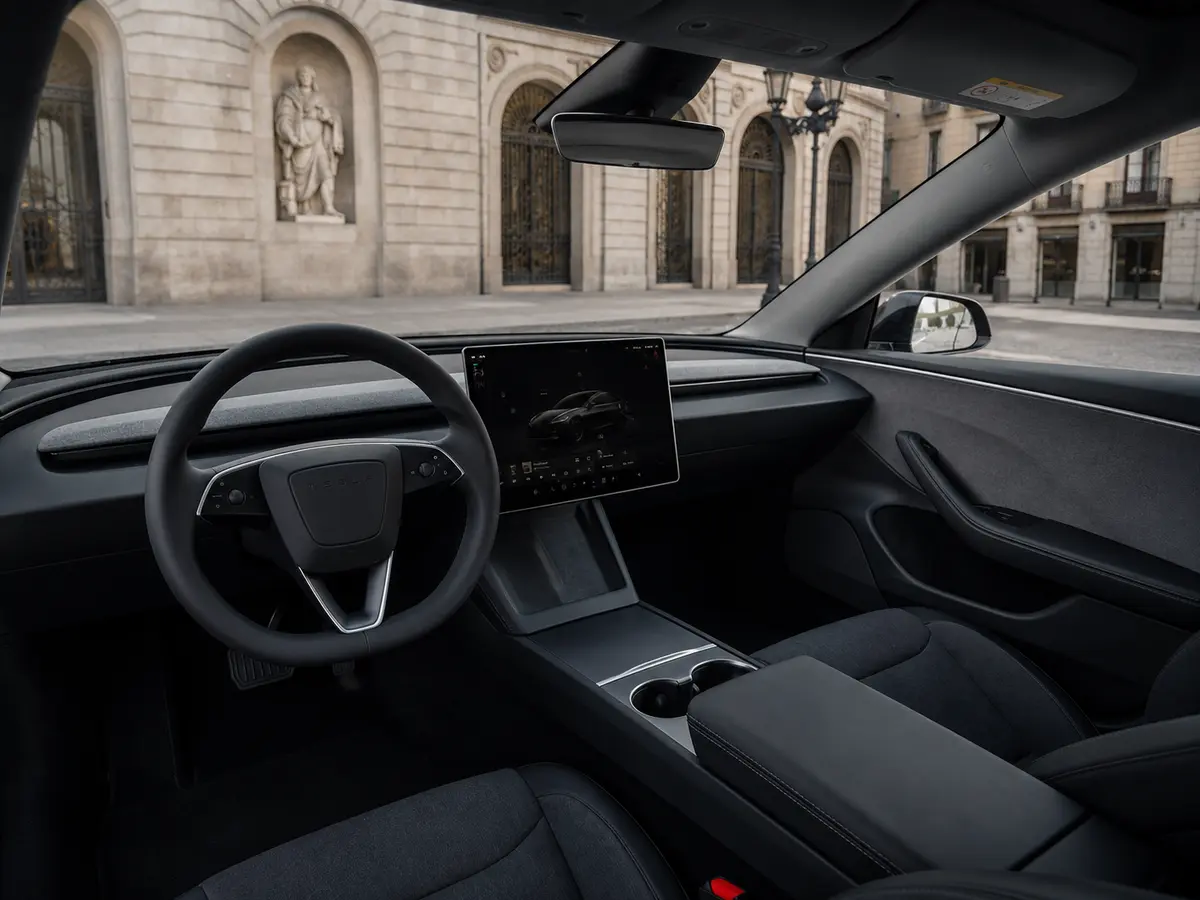 Tesla Model 3 Performance 2026, interior — Florence Luxury Car Rental, Florence. Tesla Model 3 Performance in Florence A Tesla Model 3 Performance rental in Florence…