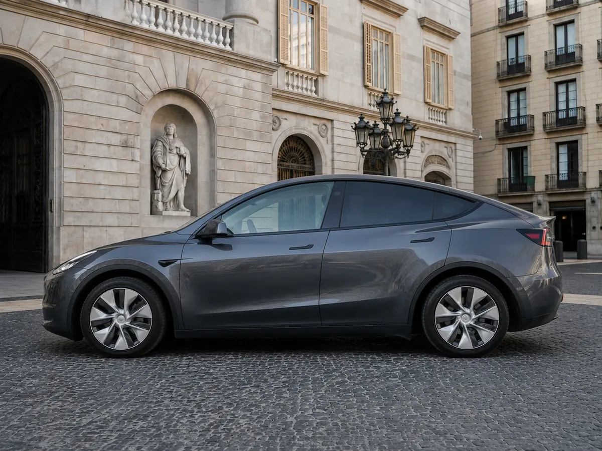 Tesla Model Y Long Range 2023, esterno — Florence Luxury Car Rental, Firenze. Tesla Model Y Long Range a Firenze Il noleggio di una Tesla Model Y Long Range a Firenze…
